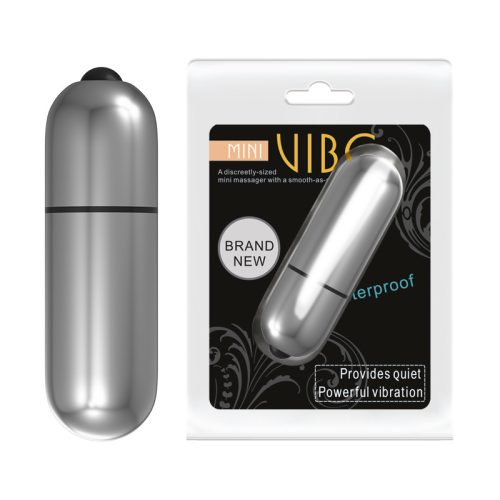 BAILE Mini Vibe mini vibrátor - ezüst