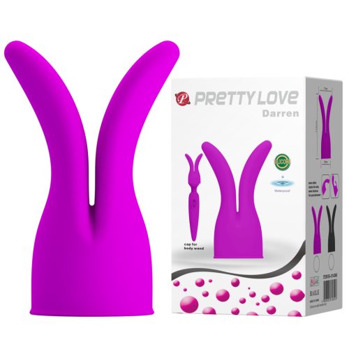 PRETTY LOVE Darren – Kettős stimuláló kiegészítő fej wand vibrátorhoz