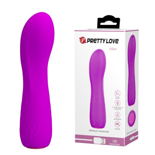 Pretty Love Adam G-pont vibrátor – szilikon vibrátor 12 rezgésmóddal