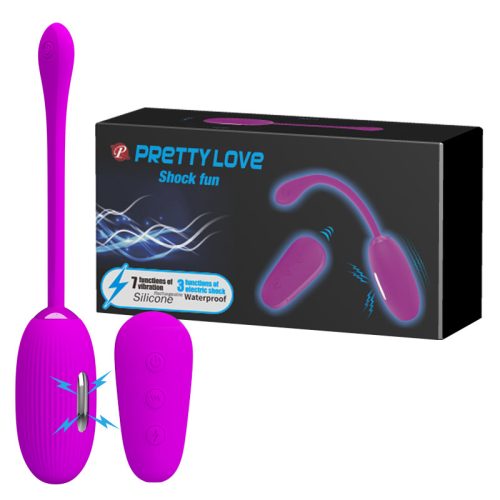 PRETTY LOVE Shock fun vibráló tojás - lila