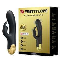   PRETTY LOVE Royal Pleasure csiklókaros G-pont vibrátor – 18K arannyal bevont luxus kivitel
