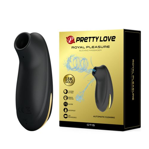 PRETTY LOVE Royal Pleasure Otis léghullámos csiklóizgató – 7 szívó mód, ergonomikus, tölthető