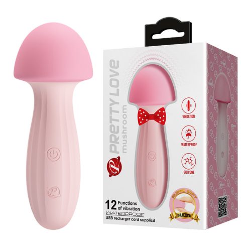 PRETTY LOVE Mushroom mini wand vibrátor