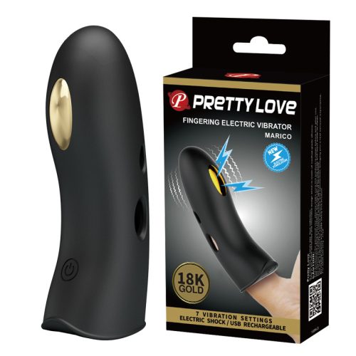 PRETTY LOVE Marico ujjvibrátor elektro-stimuláció funkcióval