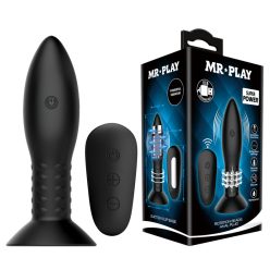Mr. Play vibráló anál dugó forgó gyöngyökkel