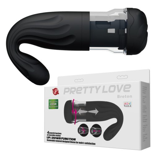 PRETTY LOVE Breton maszturbátor forgás- és fel-le mozgó funkcióval