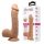 Baile Beautiful Johnson – Élethű tapadókorongos dildó heregolyókkal (23,4 cm / 4,7 cm)