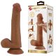 PRETTY LOVE Tallen élethű tapadókorongos dildó – 22 cm, realisztikus TPR, mozgó bőrhatás