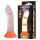 PRETTY LOVE Magical Nightfall – sötétben világító tapadókorongos dildó, 17 cm – narancssárga