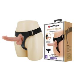   PRETTY LOVE Kevin felcsatolható élethű dildó univerzális hámmal