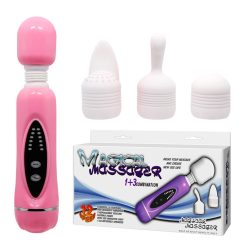 BAILE Magical Massager wand vibrátor 3 kiegészítő fejjel