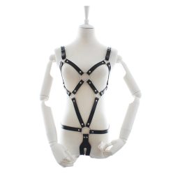   Bőrhatású testhám – állítható, fémgyűrűs kialakítással